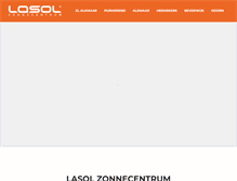 Tablet Screenshot of lasol.nl